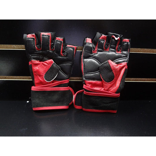 Par De Guantes Pesista Remate Remate Piel Palomares Genuino
