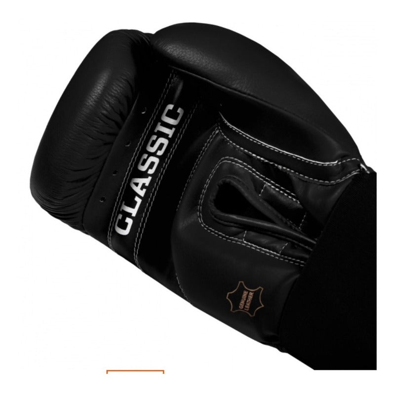 Guantes Title Box Piel Classic Velcro Negro Palomares Fpx