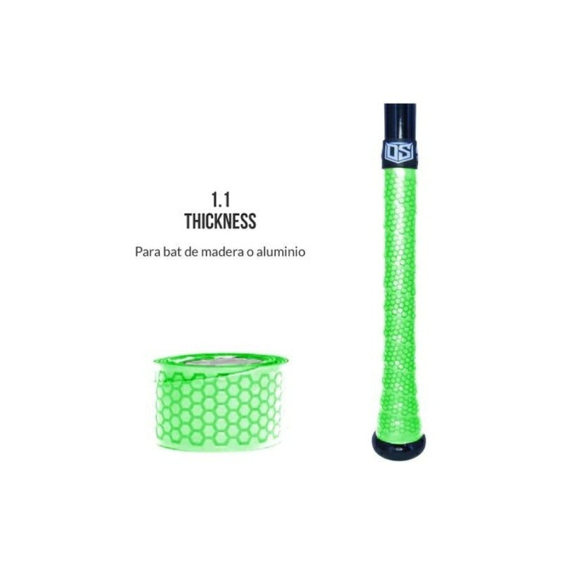 Bat Grip Absorbente De Beisbol Demon Slugger Amarillo Fpx