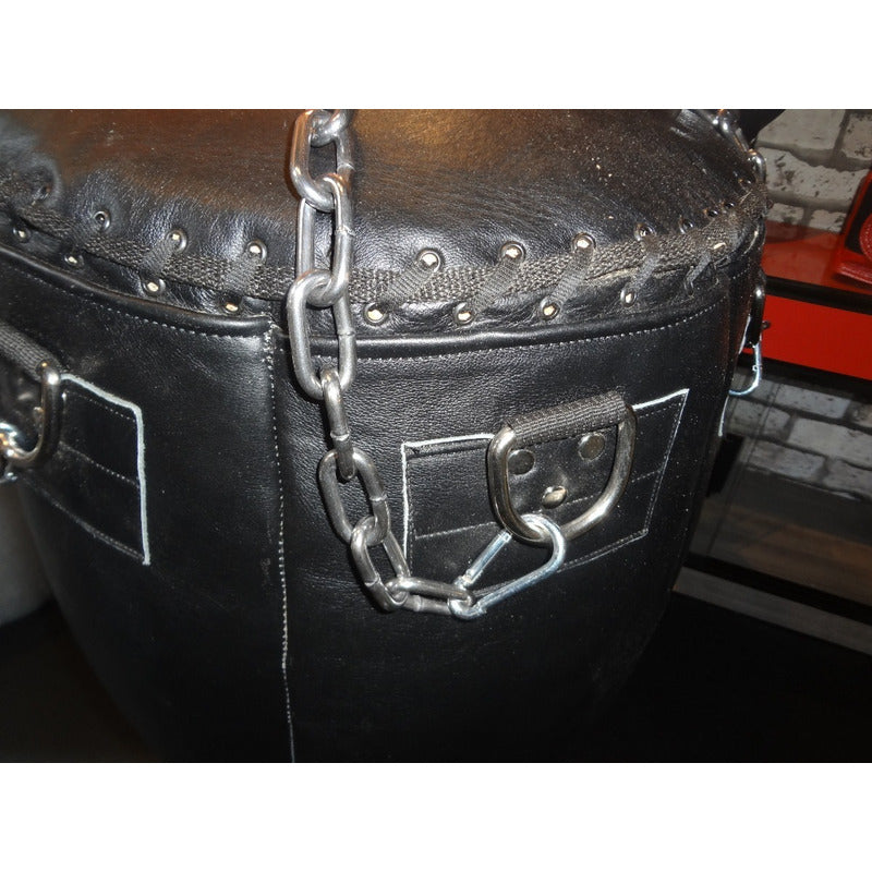 Costal Para Box O Artes Marciales Upper Cut Piel Fpx Negro