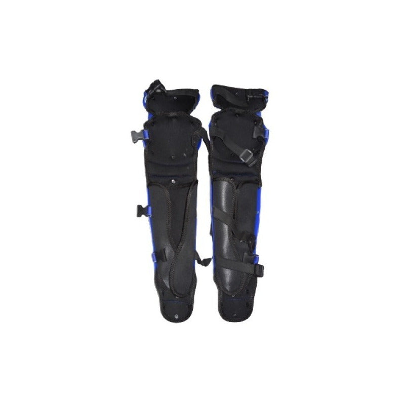 Par De Espinilleras Catcher Dobles Bl Palomares Genuino Fpx Azul