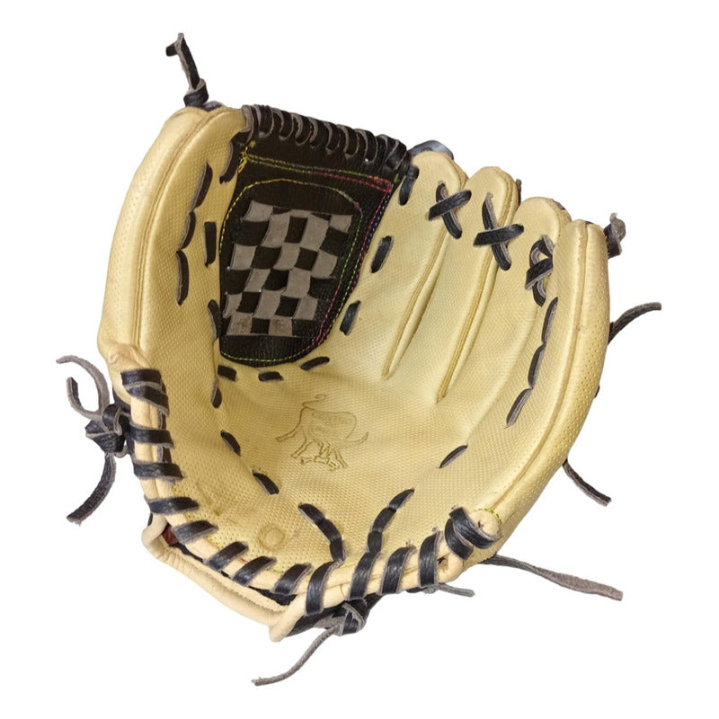 Guante Manopla Beisbol Juvenil/adulto 2190 12 Palomares Fpx Negro/amarillo Juvenil/ Adulto