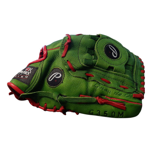 Guante Manopla Beisbol G350 Verd Palomares Genuino Fpx Verde Musgo Juvenil/ Adulto