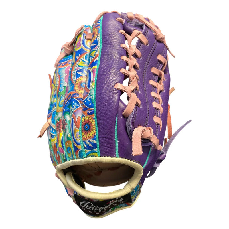 Guante Manopla Beisbol &soft 12.5 Ed Unica 1250 Palomaresfpx Morado Juvenil/adulto