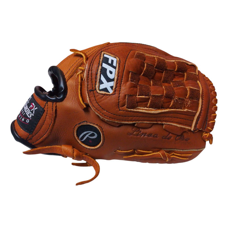 Guante De Béisbol Palomares Genuino Fpx W135 Café Juvenil/ Adulto