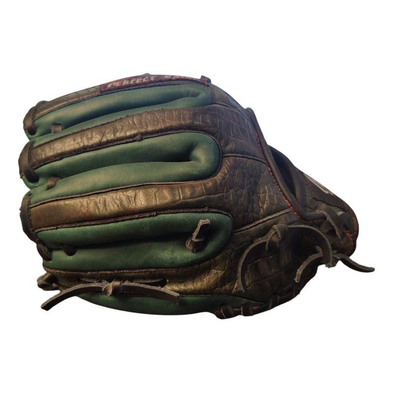 Guante Manopla Beisbol Ed. Unica Verd Palomares Genuino Fpx Verde Oscuro 12