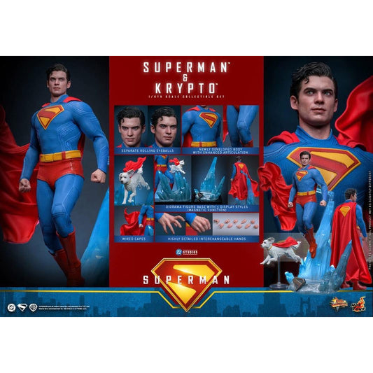 Hot Toys Superman & Krypto 1/6 Figura Fpx