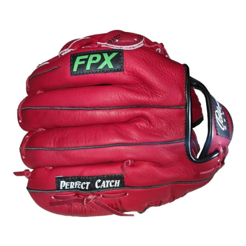 Guante Manopla Beisbol Rojo Mod 355 12.5 Palomares Fpx