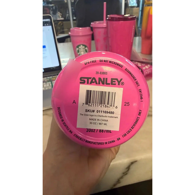Stanley Starbucks México Exclusive Iceflow Flip Rosa Otoño Rosa