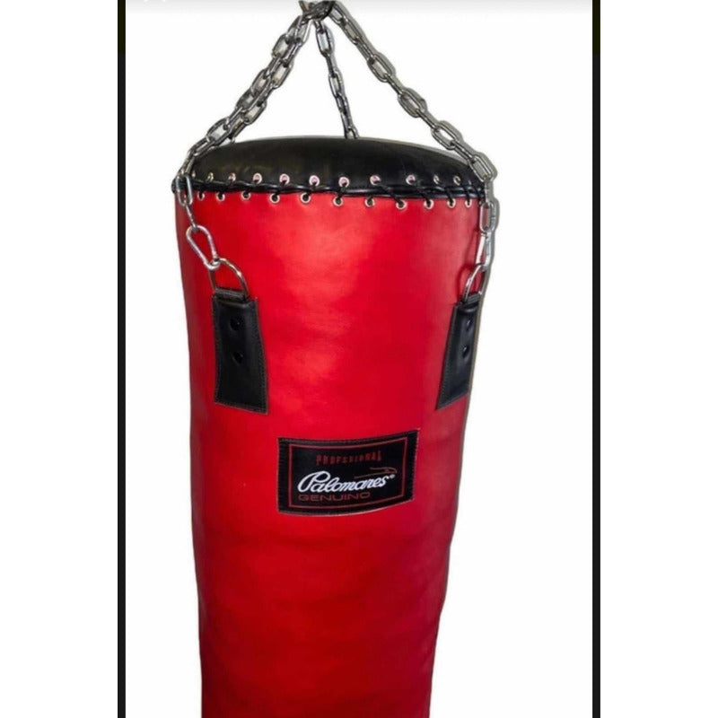 Costal De Box 100% Piel Genuina Rojo. Palomares Genuino Fpx Rojo
