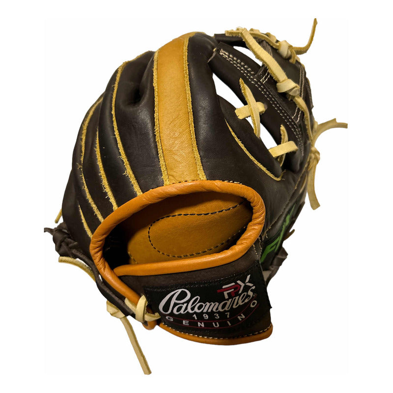 Guante Manopla Béisbol 11.5 Cafe Piel 100% Palomares Fpx