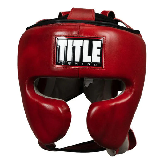 Careta Box Title Boxing Blood Reed Sparring Palomares Fpx Bordó L