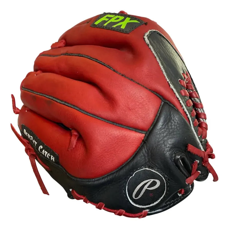 Guante Manopla Beisbol G48 12.5 Rojo Retro Palomares Fpx Rojo Juvenil/ Adulto