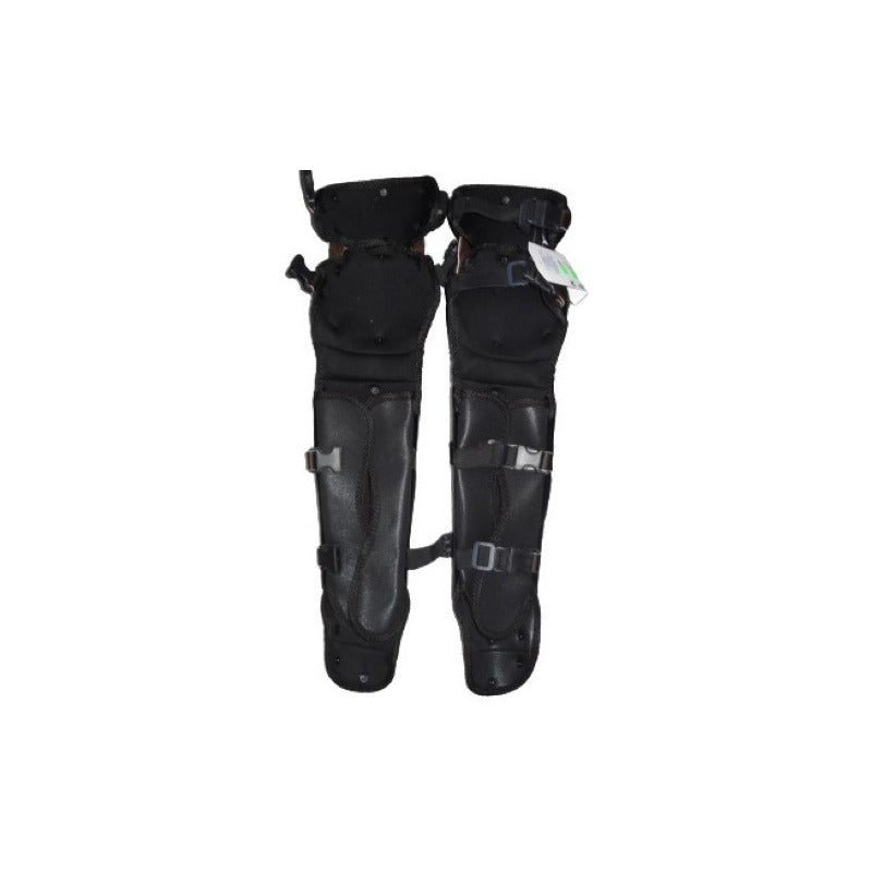 Par De Espinilleras Catcher Dobles Bk Palomares Genuino Fpx Negro