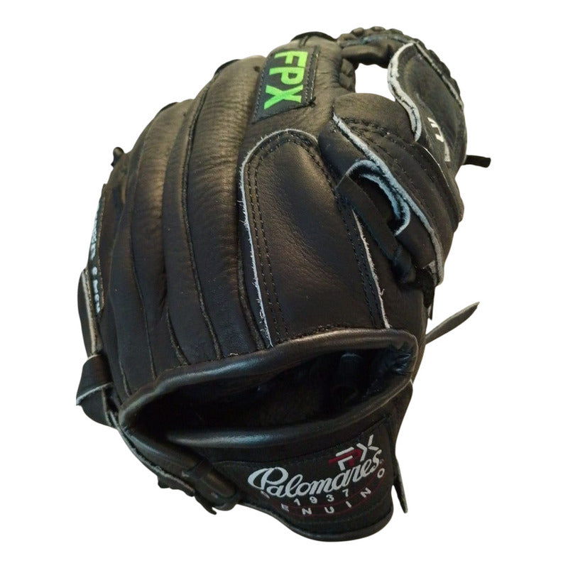 Guante Manopla Beisbol W115 Neg Palomares Genuino Fpx Negro 11.5