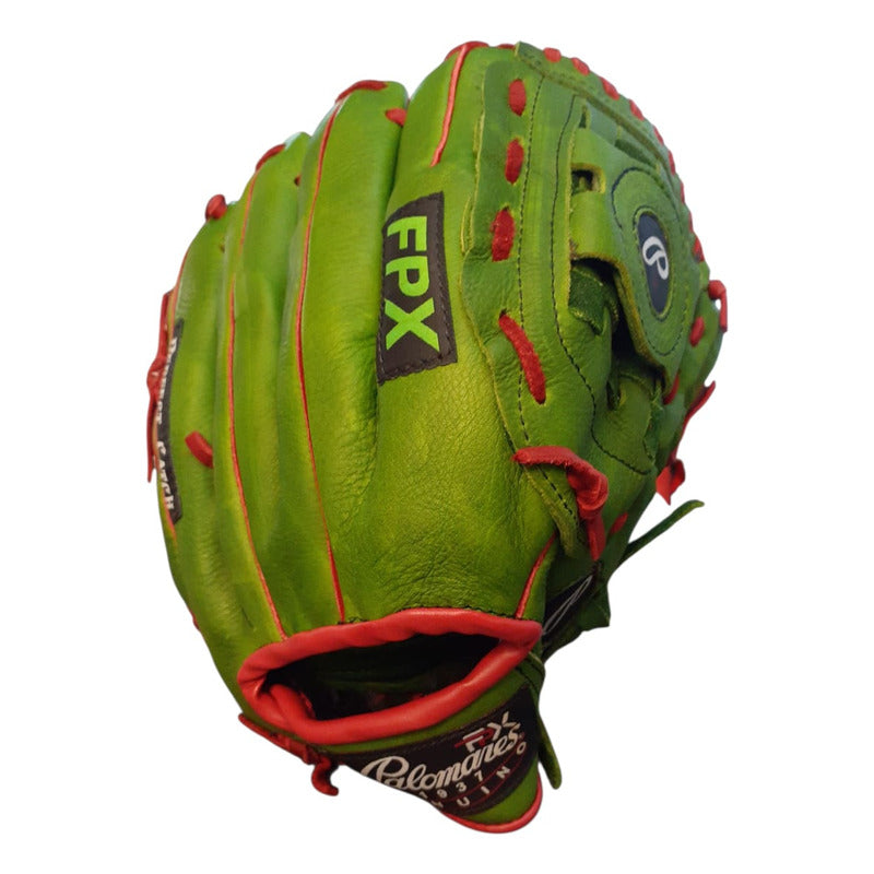 Guante Manopla Beisbol G350 Verd Palomares Genuino Fpx Verde Musgo Juvenil/ Adulto
