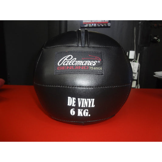 Balon Medicinal Vinil 6 Kilos Palomares Genuino Negro