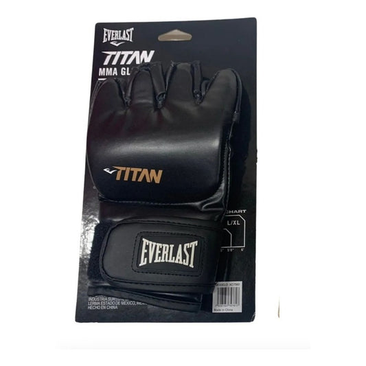 Guantes De Boxeo Everlast Mma Modelo Xo7560 Velcro S/m Negro