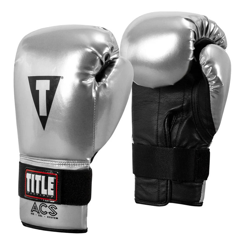 Guante Box Title Platinum Acs Palomares Genuino Fpx M Plateado