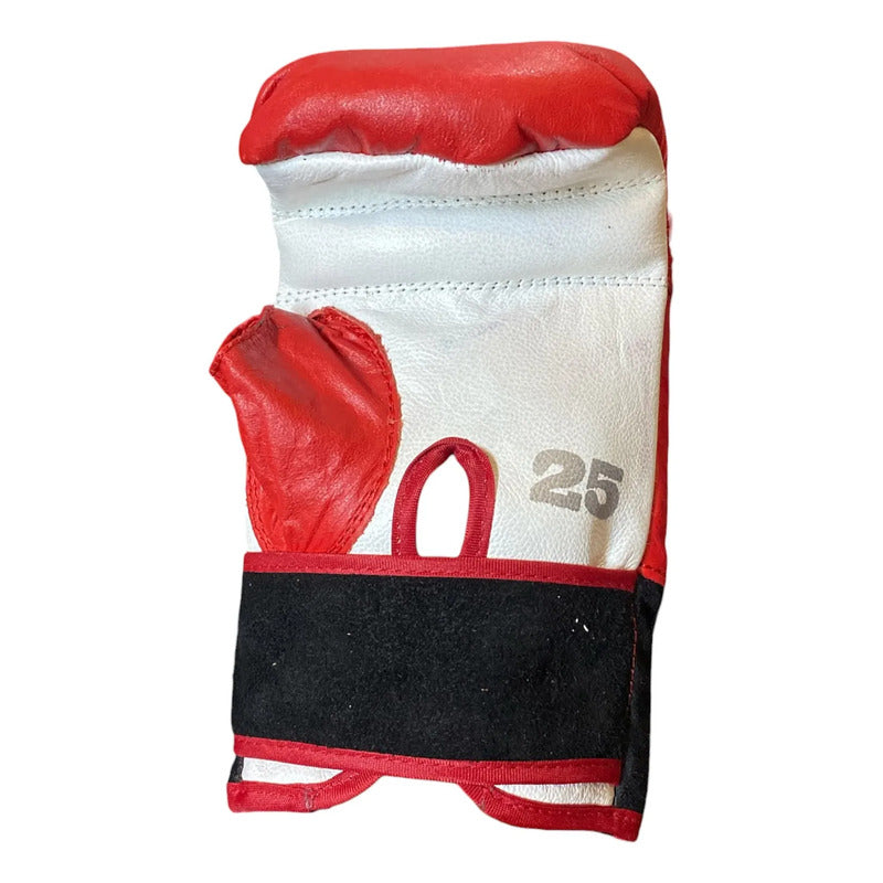 Par Guanteleta Box #25 Piel Palomares Genuino Fpx M Rojo