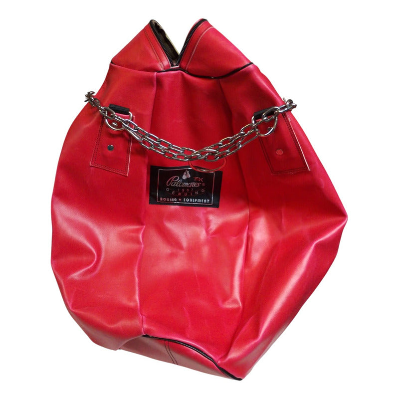 Costal Bola Box Vinil Vacio C/cadenas Palomares Fpx Rojo
