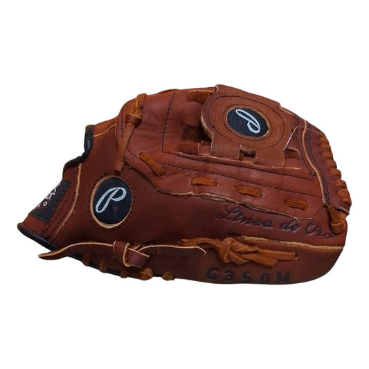 Guante Manopla Beisbol 12.5puLG G350 Piel Palomares Fpx Café Juvenil/adulto