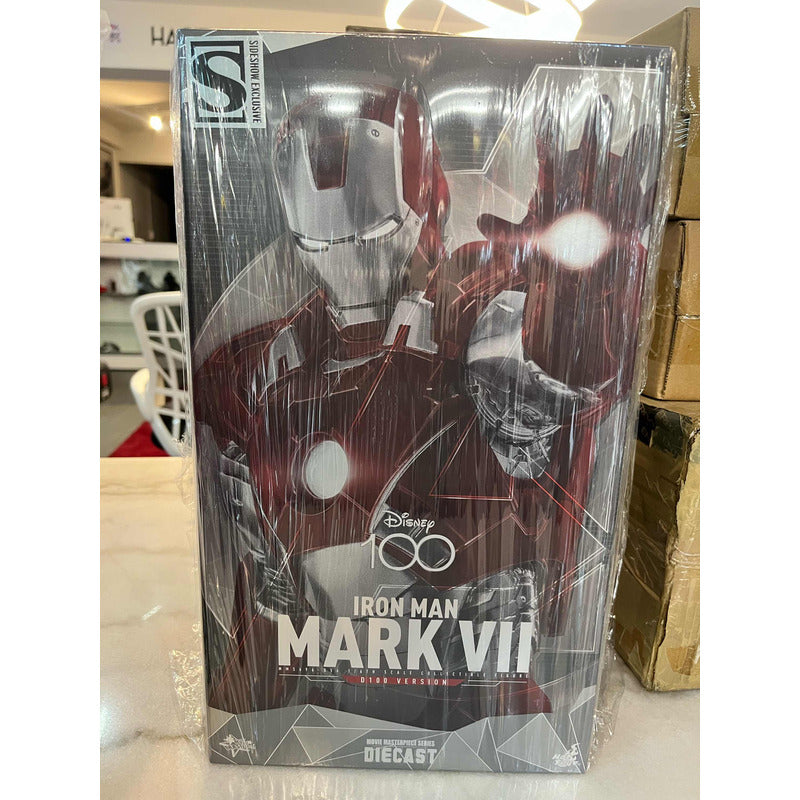 Hot Toys Iron Man Mark Vii D100 Disney 100 Mms696 1/6 Fpx
