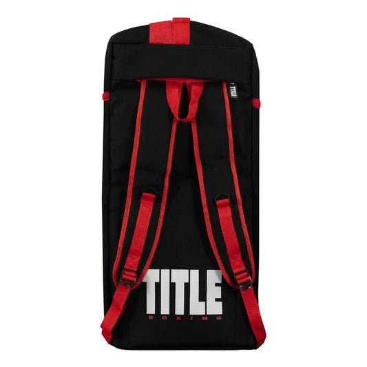 Mochila Deportiva Para Equipo De Box Mma Title Boxing Negro Con Logo