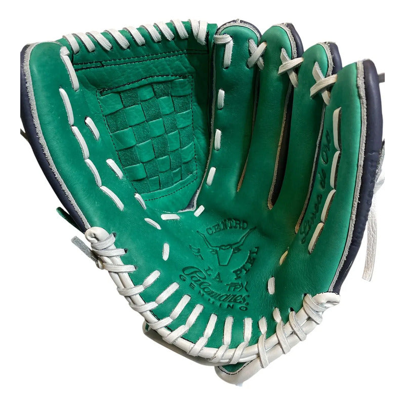 Guante Manopla Béisbol G370 13 Macramé Palomares Genuino Fpx Azul Petróleo Juvenil/adulto