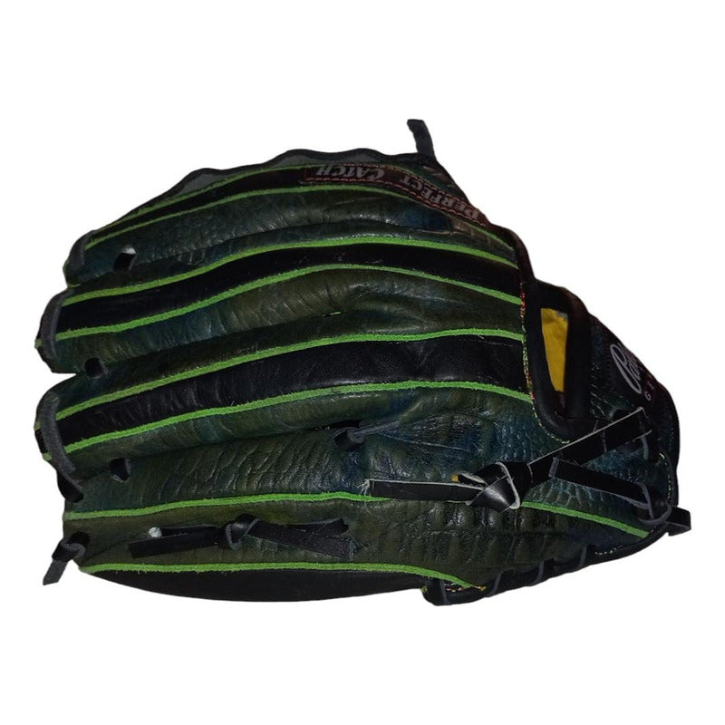 Guante Manopla Beisbol Rondinelo 2180 12.5puLG Macramé Fpx Negro Adulto/ Juvenil