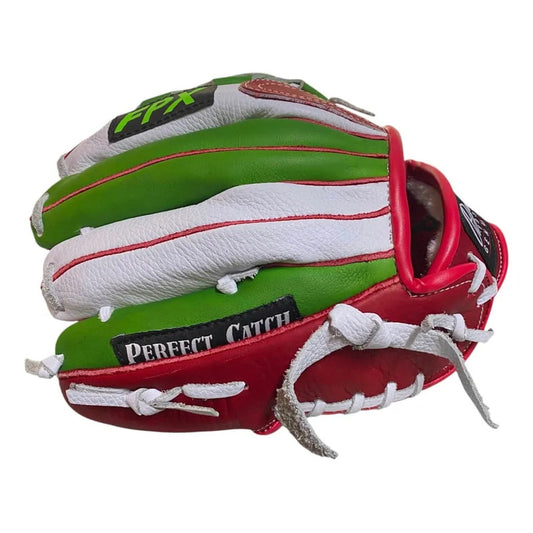 Guante Manopla Béisbol 11.5 W115 Tricolor Palomares Fpx Blanco Juvenil/adulto