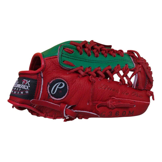 Guante Manopla Beisbol G360 12.5 Mex Palomares Fpx Verde Musgo Juvenil/ Adulto