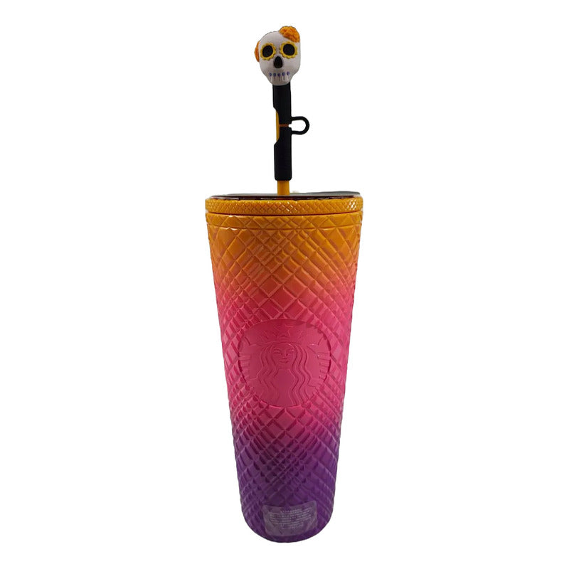 Vaso Tumbler Starbucks Halloween 2024 710ml Color Naranja