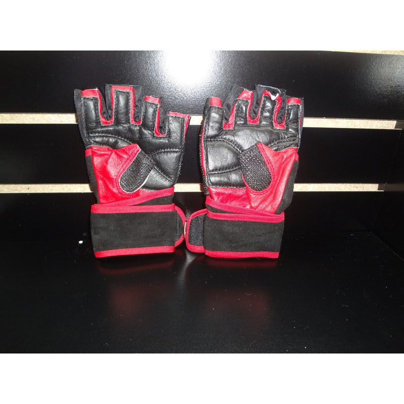 Par De Guantes Pesista Remate Remate Piel  Palomares Genuino
