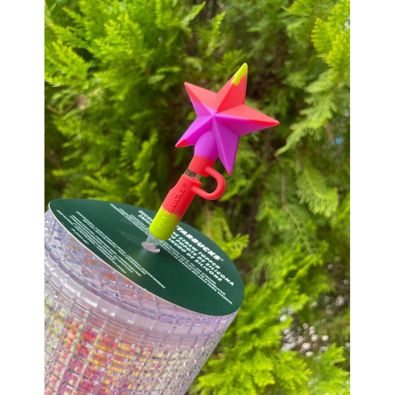 Vaso Starbucks Grid Pride Tornasol Con Estrella