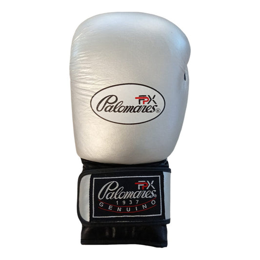 Par Guante Boxeo Piel Genuina Ed. Unica Plata Palomares Fpx