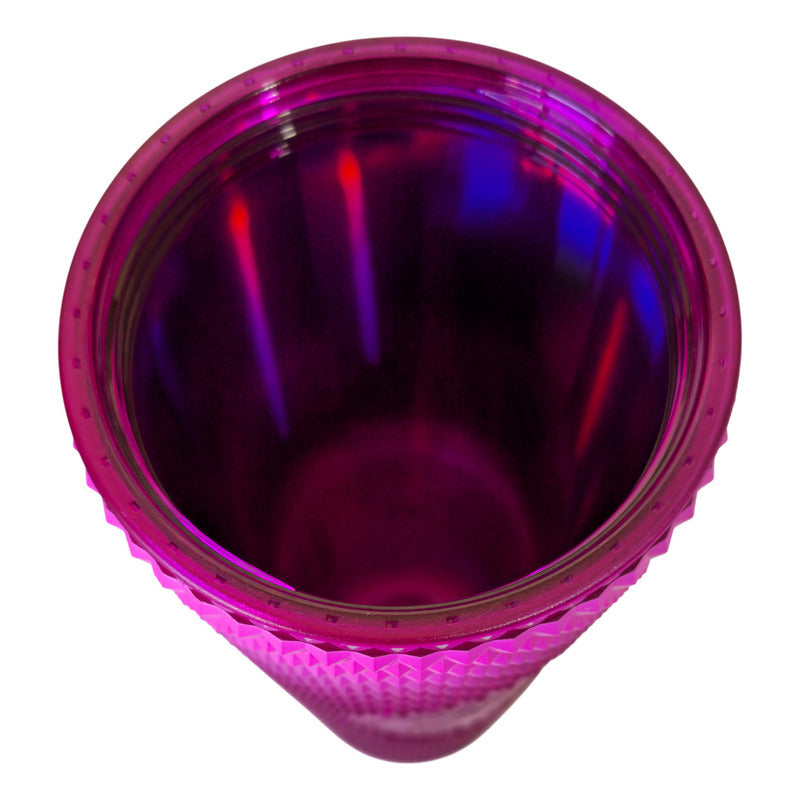 Vaso Starbucks Studded Rosa Fucsia Retro