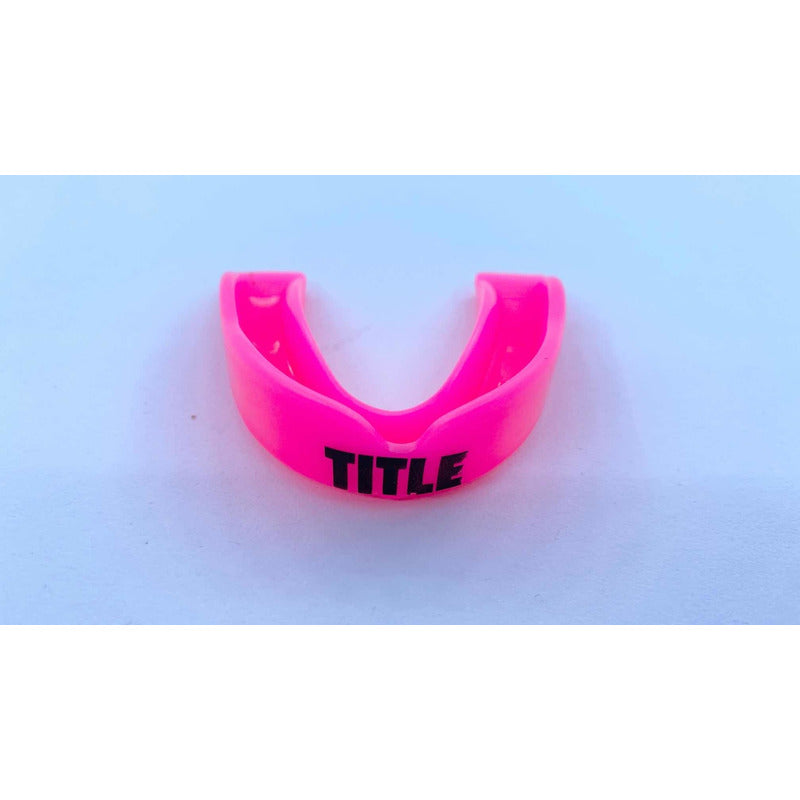 Protector Bucal Title Termoformable Pi Palomares Genuino Fpx Rosa Sin Sabor