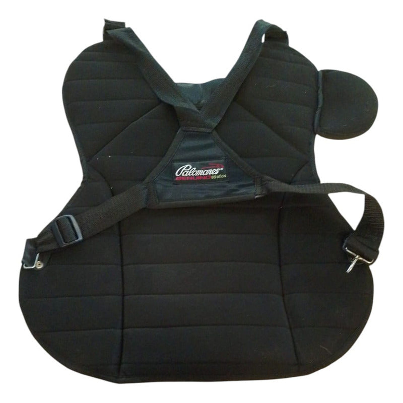 Peto Beisbol Catcher Profesional Negro  Adulto Palomares Fpx Negro