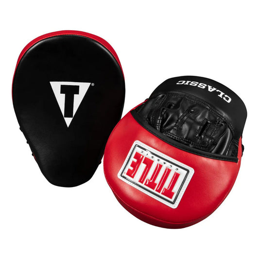Par Manoplas Golpeo Box Title Classic Charge Punch Mitts Fpx Negro