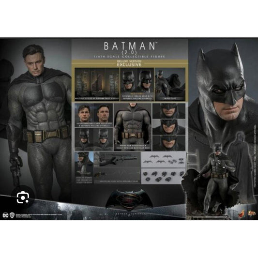 Hot Toys Batman 2.0 Deluxe Batman V Superman Figura 1/6 Fpx