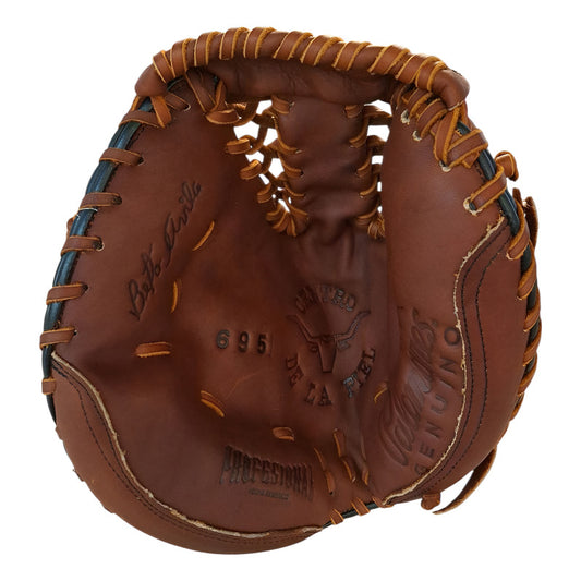 Guante Manopla Beisbol Catcher 695 Zurda Palomares Genuino Café Adulto