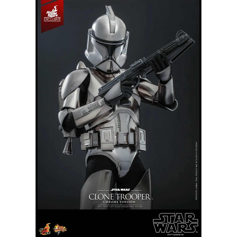 Hot Toys Clone Trooper Chrome Star Wars 1/6 Fpx