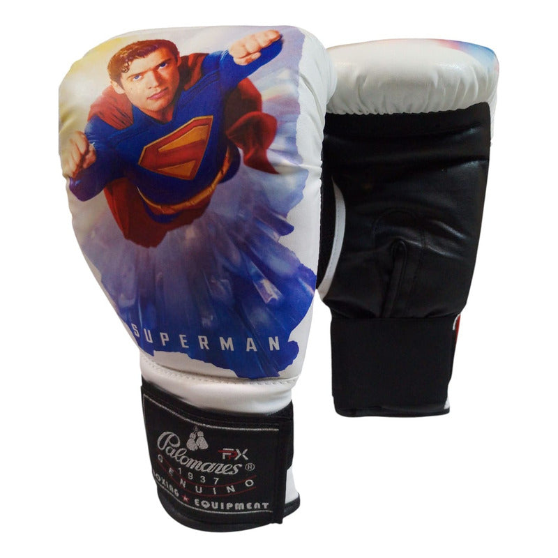 Guante Box Ed Unica Superman Silueta 14y16 Oz Palomares Fpx