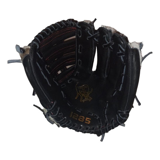 Guante Manopla Beisbol 12,5 Piel Genuina Palomares Fpx   Negro Adulto/ Juvenil