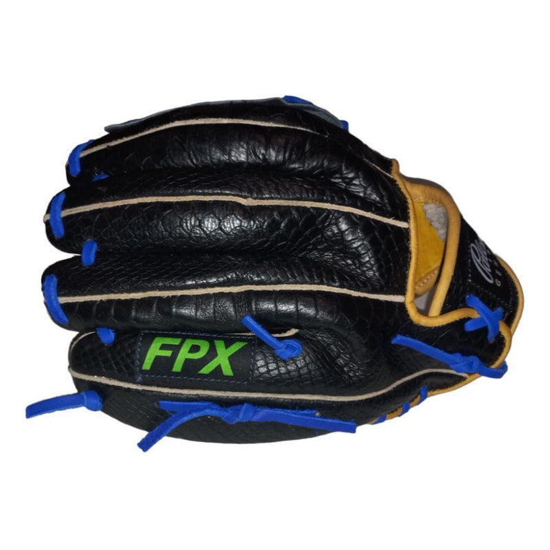 Guante Manopla Béisbol Mod. 1560 12 PuLG Palomares Fpx  Negro Naranja Adulto