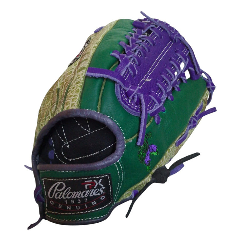Guante Manopla Beisbol 1250 Hulk Tejido 12.5 Palomares Fpx Verde Juvenil/adulto