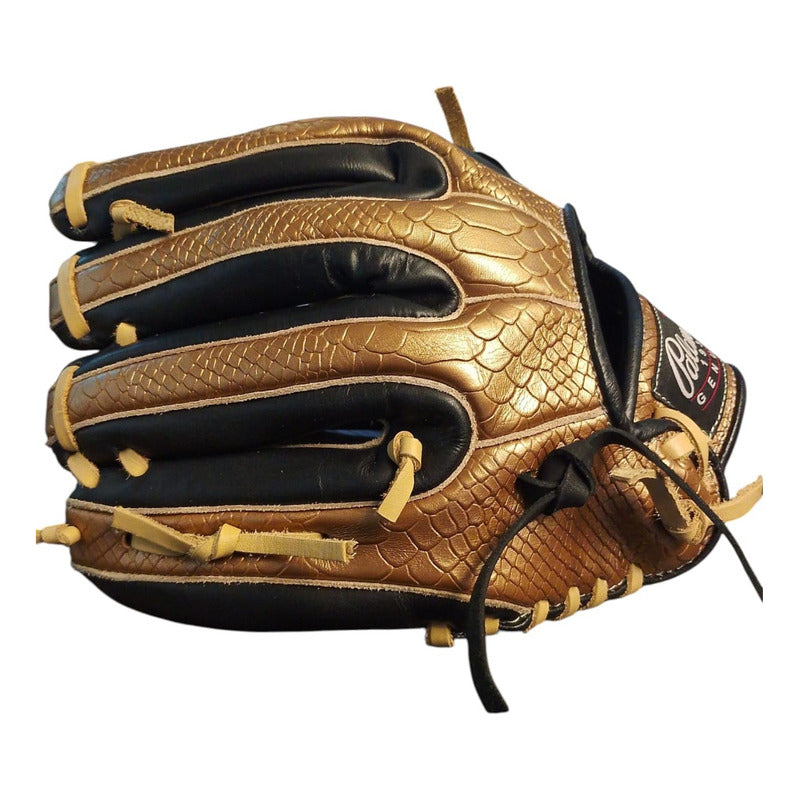 Guante Manopla Beisbol Tejido Dorado 12puLG Palomares Fpx