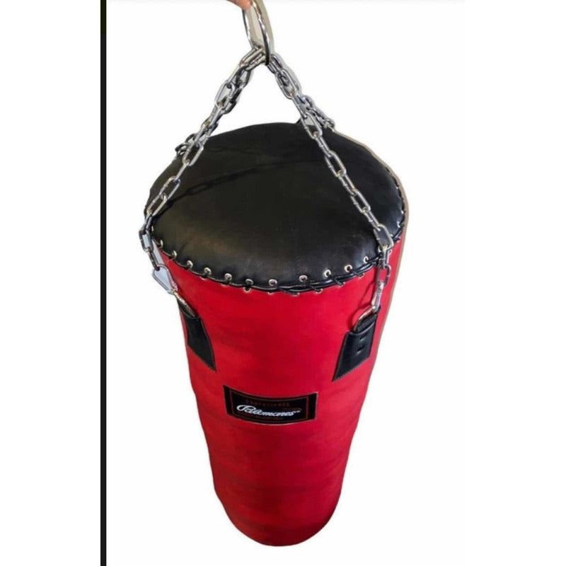 Costal De Box 100% Piel Genuina Rojo. Palomares Genuino Fpx Rojo