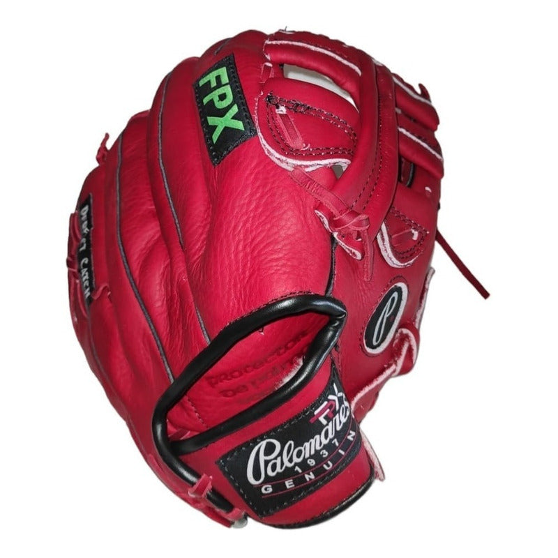 Guante Manopla Beisbol Rojo Mod 355 12.5 Palomares Fpx